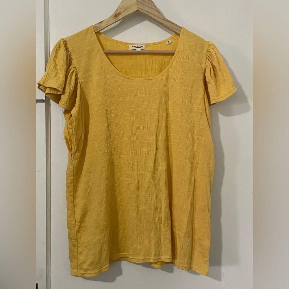 4/$20! Yellow Women's Top